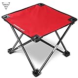 Forbidden Road Camping Stool Folding Chairs Outdoor Fold Up Chairs Four Legs Portable Collapsible Chair for Hiking Fishing Travelling Outdoor Stool Lightweight Sturdy Chair