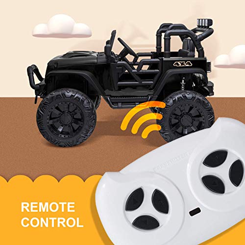 Uenjoy 12V Large Kids Electric Ride on Car 2 Seats Motorized Truck Battery Powered Children Electric Vehicles, Wheels… - Image 5