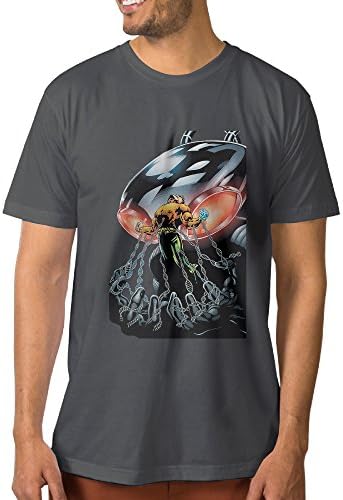 DETED Short Sleeve T-shirt - Black Manta Strong For Men's SizeXL DeepHeather