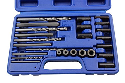 US PRO Screw Extractor Easy Out Drill and Guide Set Broken Screw/Bolt Remover 2632