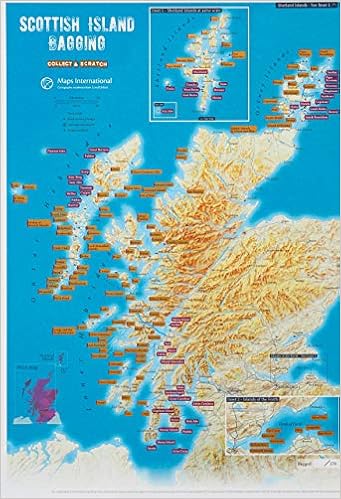 Islands Around Scotland Map Buy Scottish Island Bagging - Collect & Scratch Print (Collect & Scratch  Prints) Book Online At Low Prices In India | Scottish Island Bagging -  Collect & Scratch Print (Collect & Scratch