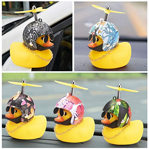 wonuu Rubber Duck Car Decorations Cute Yellow Duck Car Dashboard