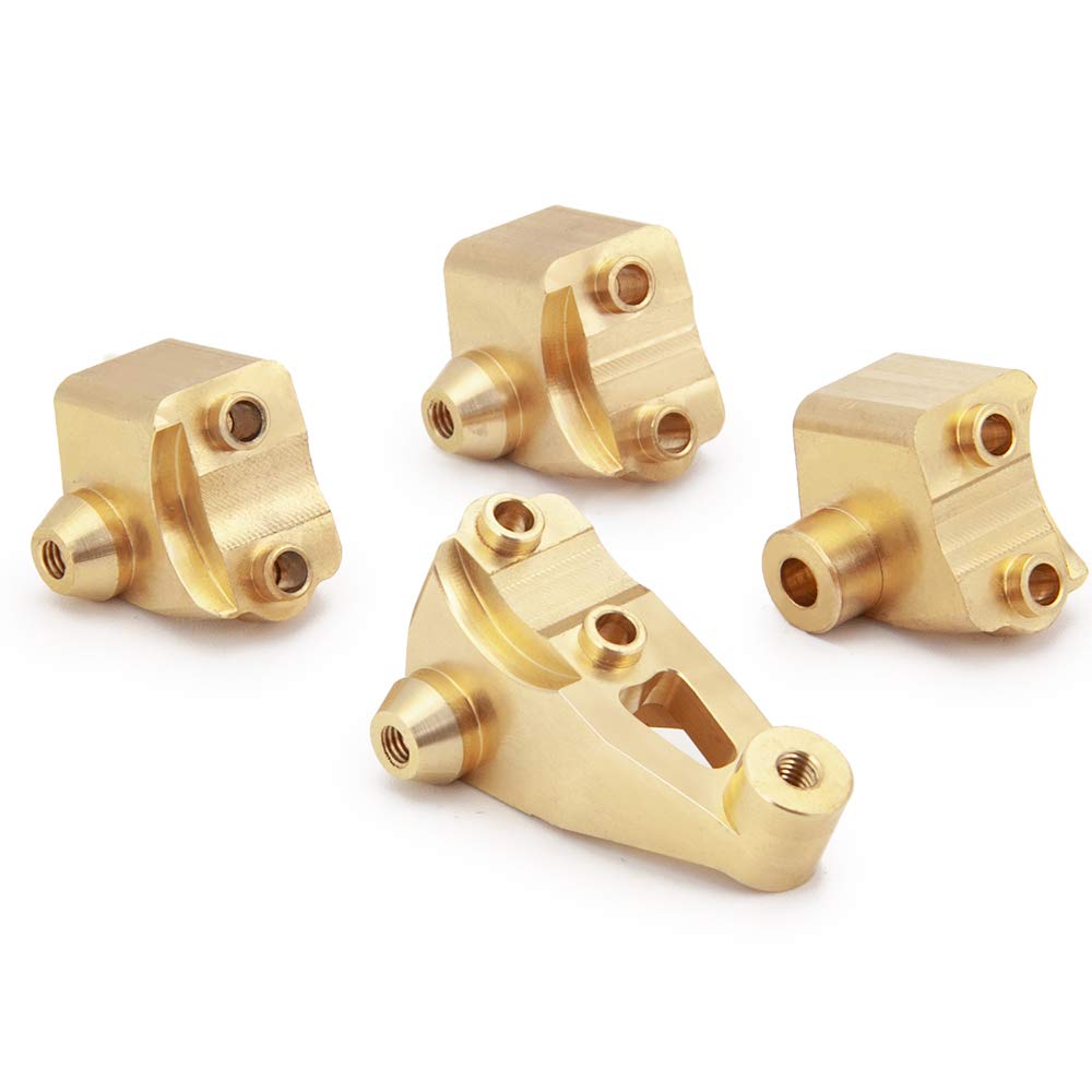 Heavy Duty 45g Brass Front Rear Axle Lower Shock Mount for TRX4 T4 1/10 RC Car Upgrade Parts