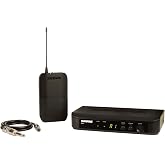 Shure BLX14 Wireless Instrument System J11 Band (596&ndash;620 MHz) &ndash; BLX4 Receiver, BLX1 Bodypack Transmitter &amp; 1/4" Guitar Cable, Up to 14 Hr Battery, 300 ft Range