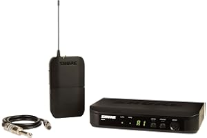 Shure BLX14 UHF Wireless System - Perfect for Guitar and Bass with 1/4 Jack - 14-Hour Battery Life, 100m Range | Includes 1/4