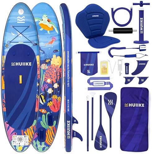 Paddle Gonflable Adulte 10' - 12' avec Accessoires Inclus