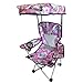 Kid's Folding Chair with Canopy and Durable Carry Bag Purple Unicorn