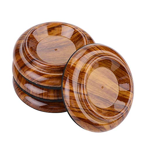 Piano Caster Mats, Protective Floor Pads, Piano Foot Pads Set, Silicone Anti-Slip for Upright & Grand Pianos, Home, Classroom, Music Halls