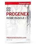 PROGENEX® More Muscle Single Serves Individual Sports Nutrition And Performance Enhancing Supplements (Strawberry Creme)