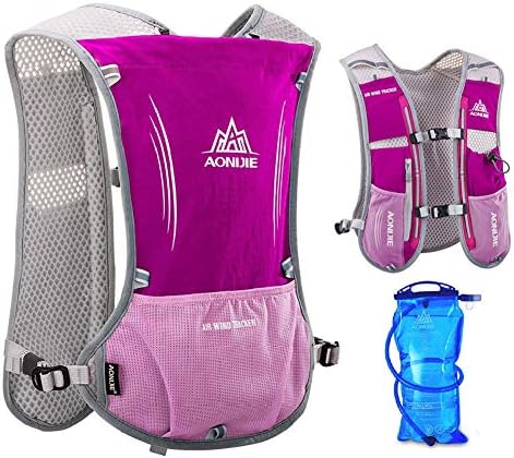 AONIJIE Running Backpack Women Running Hydration Backpack for Men Lightweight Hydration Pack Running Vest for Trail Running Cycling Marathon Hiking Backpack 5L