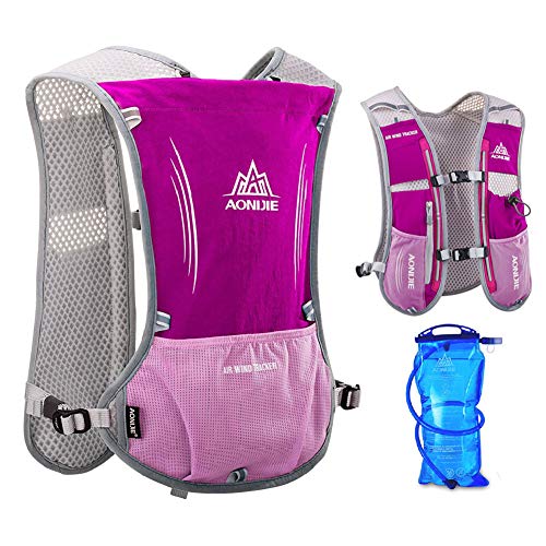 AONIJIE Running Backpack Women Running Hydration Backpack for Men Lightweight Hydration Pack Running Vest for Trail Running Cycling Marathon Hiking Backpack 5L