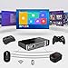 Android Smart Projector V5 WiFi Home Theater LED Portable 3D DLP-Link Video Projector Support Full HD 1080P 4K HDMI 3800 Lumens High Brightness Free 3D Glassesthumb 1