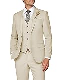 Wangyue Men Suit 3 Piece Suits for Men Wedding Suit