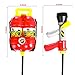 Young Choi's Kids Backpack Toy Water Gun, Large Capacity Water Blasters and Soakers for Boys, Summer Beach Water Toy for Kids (Fireman Backpack WG)