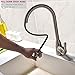 KINGO HOME Modern Commercial High Arch Stainless Steel Single Handle Pull Down Sprayer Brushed Nickel Kitchen Faucets, Kitchen Sink Faucets with 3 Setting Spray