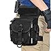 REEBOW GEAR Military Tactical Drop Leg Bag Tool Fanny Thigh Pack Pouch Motorcycle Thermite Versipack Black