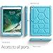iPad Air 3 Case (10.5 Inch, 2019), iPad Pro 10.5 Case, Poetic Heavy Duty Shockproof Kids Friendly Silicone Case Cover with Pencil Holder, Corner Protection, Sound-Amplification Feature Blue