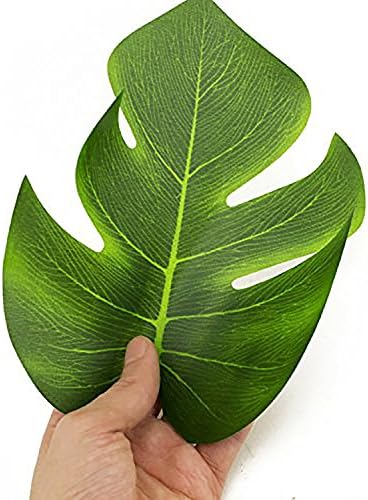 Valley Mall Tropical Leaves - Luau Party Decorations (24, green)
