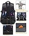 ProEtrade Backpack Bookbag for College Travel Business with USB Charging Port (Galaxy Color A)
