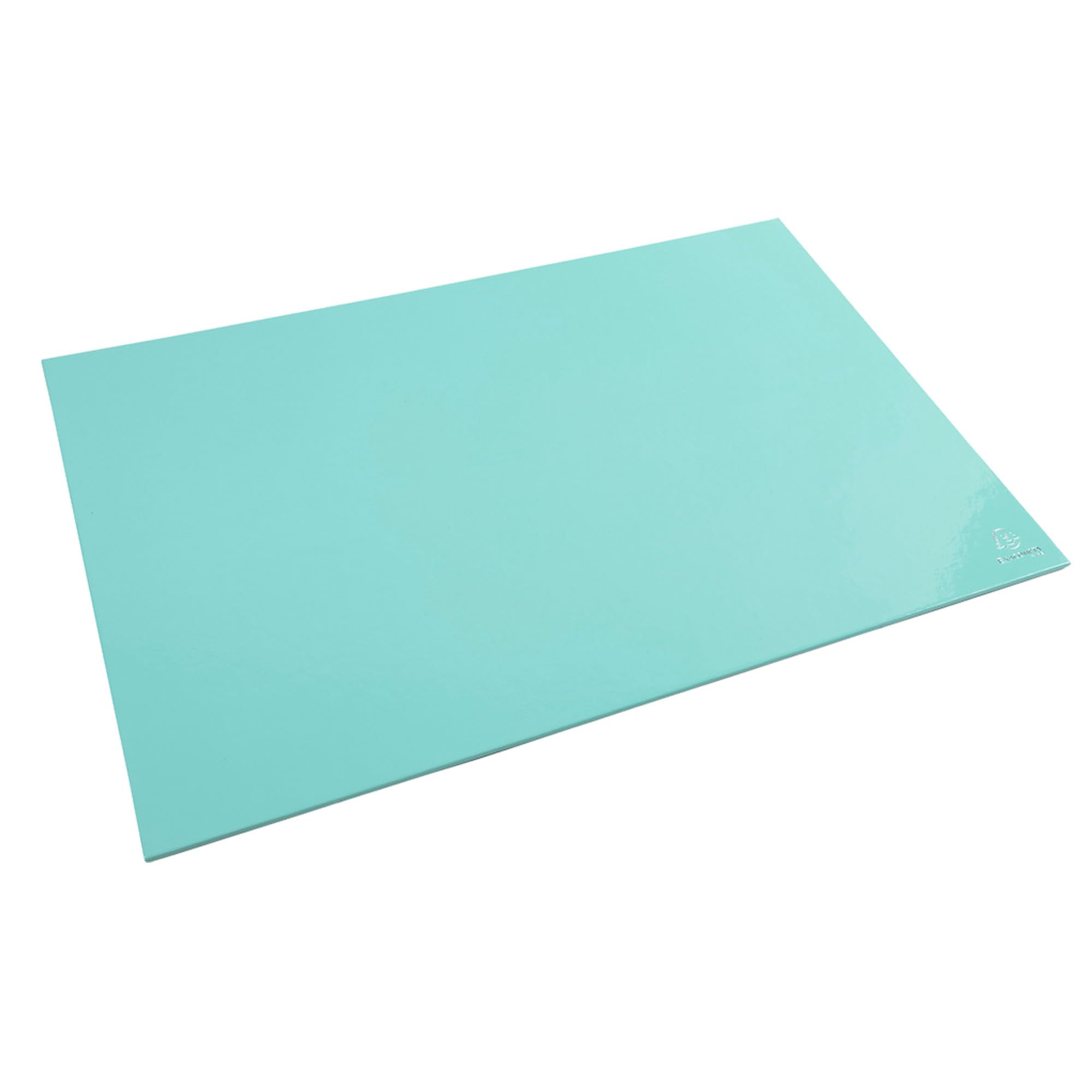 Exacompta - Ref. 60163D - 1 Aquarel cardboard desk pad - Compatible with optical and laser mice - Wide format, long and short depth - Dim 585x385x5 mm - Pastel green colour