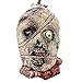 Hootech Halloween Decorations Severed Head Cut off Corpse Head Hanging Props Bloody Gory Latex Zombie Party Supplies