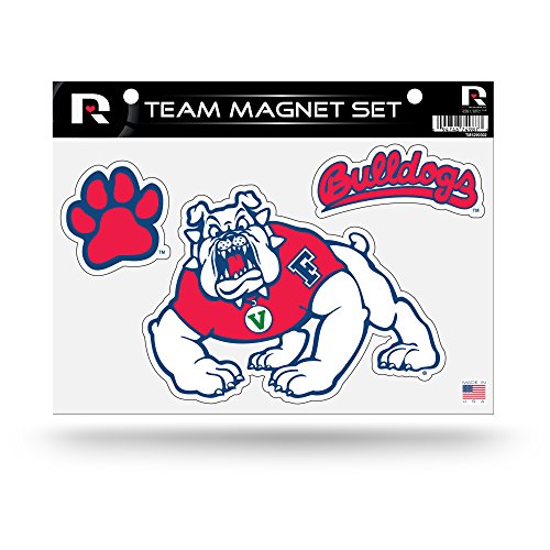 Rico Industries NCAA Fresno State Bulldogs Die Cut Team Magnet Set Sheet