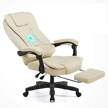 Amazon Com Adjustable Chairs Armchair With Footrest Office Armchair Study Computer Chair Home Recliner Lift Swivel Chair Leather Art Seat Esports Game Chair Load Bearing 170kg Gift For Family Furniture Decor