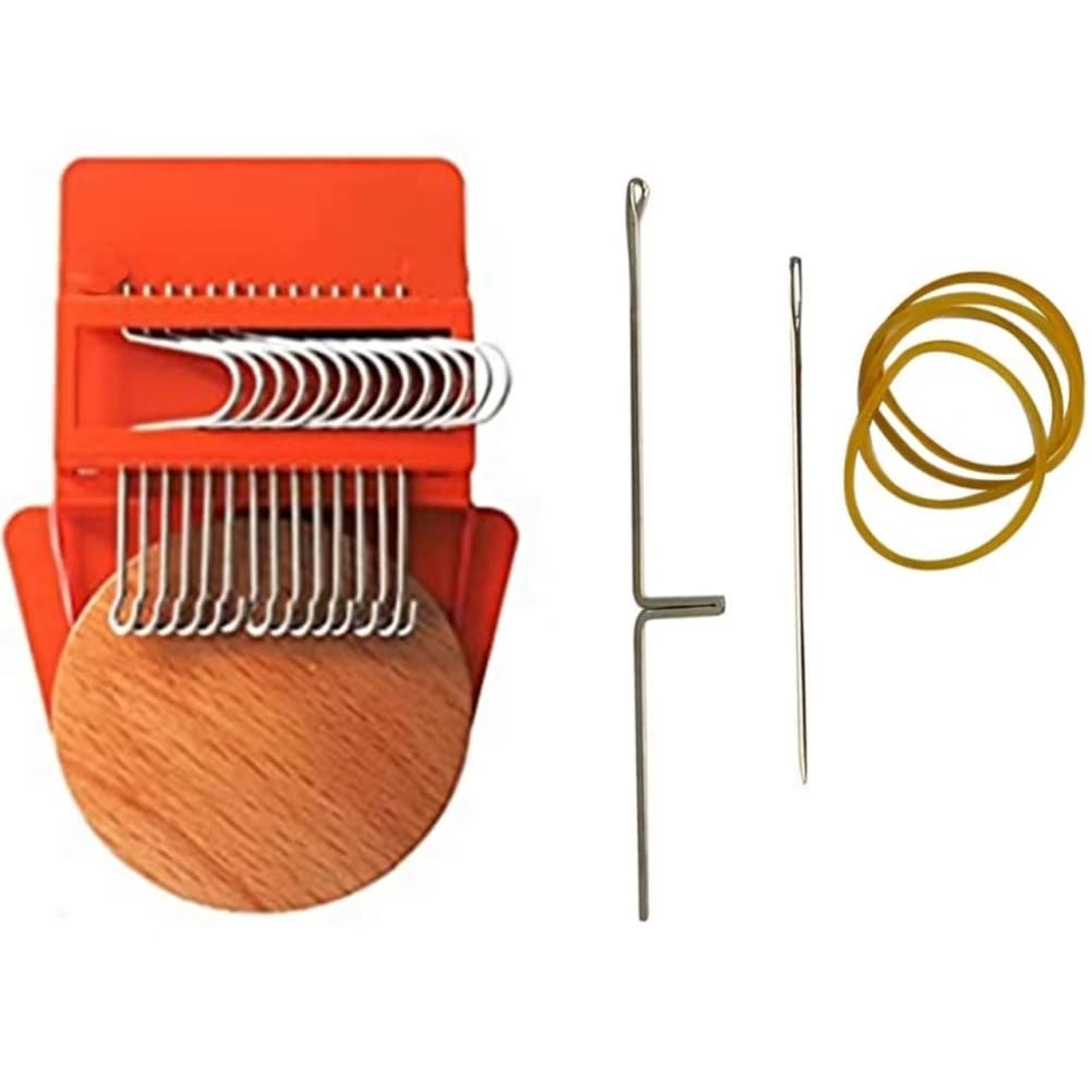 SHARRA Small Loom Speedweave Type Weaving Tool Quick Mini Repair Loom Hand Weaving Tool Repair Tool Kit Household Easy to Carry Knitting Machine Speedweave Darning Machine
