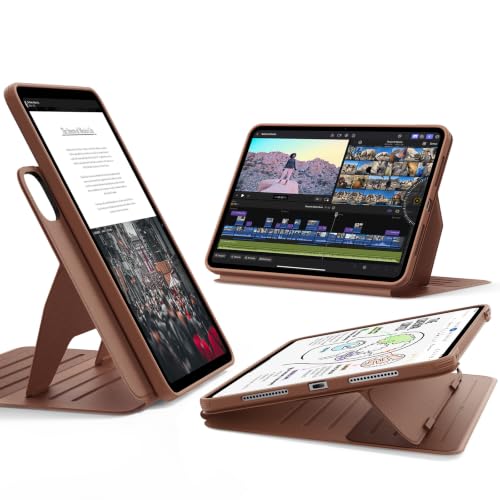 ESR für iPad Pro 11 Zoll Hülle 2025/2024 (M5/M4), Shift Serie, Braun