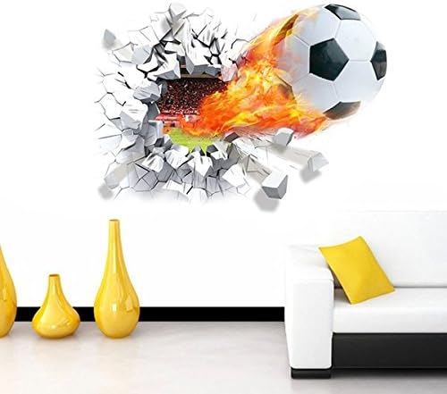 Foglio di adesivi Scrapbook Sport Pallone da calcio Mazza da