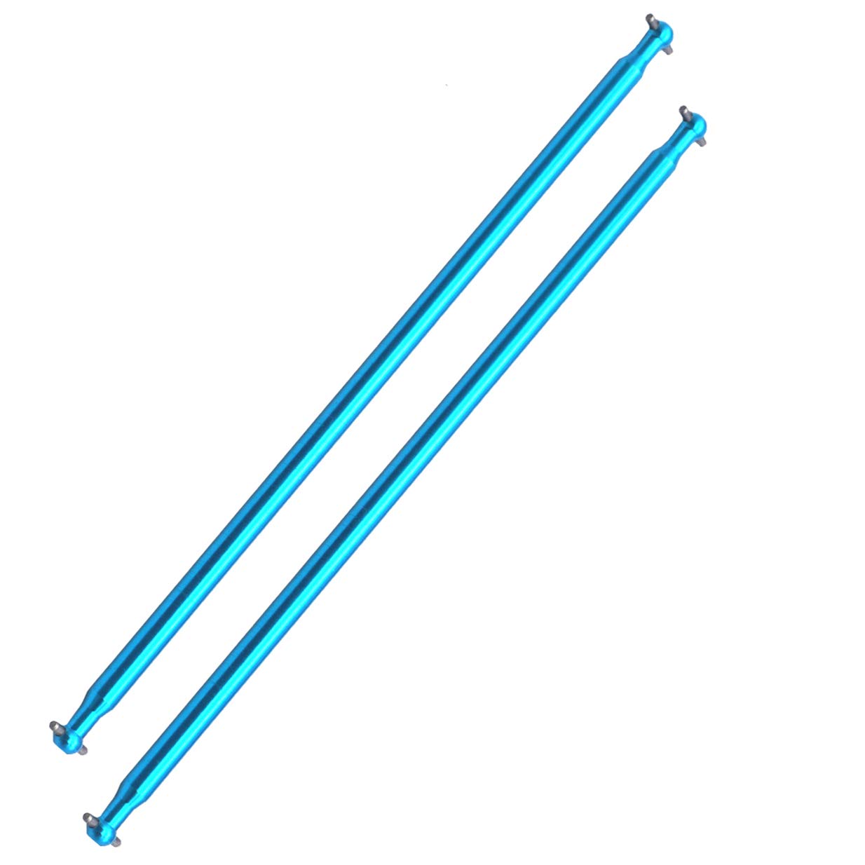 Photo 1 of 2Pack Share Goo Metal Centre Drive Shaft DogBone 157mm 03003 Compatible with HSP 94103 94123 1/10 RC 4WD Model Car Truck Buggy (Blue)