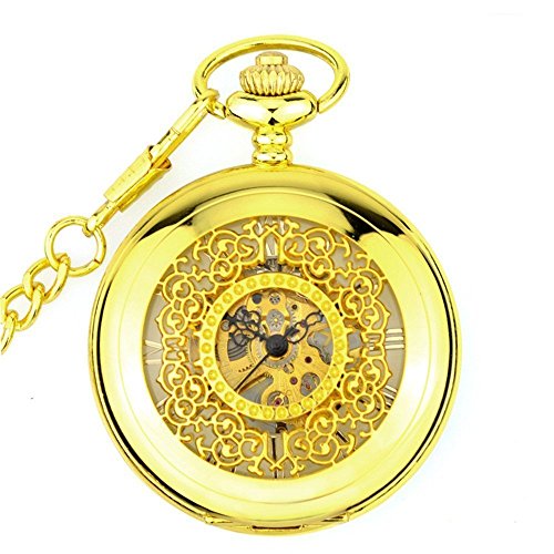 Pocket watch, mechanical watches,automatic, magnifier,retro, gifts, 0041