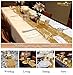 ShinyBeauty Table Covers for Party Gold 10pcs 12x72-Inch Sequin Table Runners Graduation Party Supplies 2018 Gold