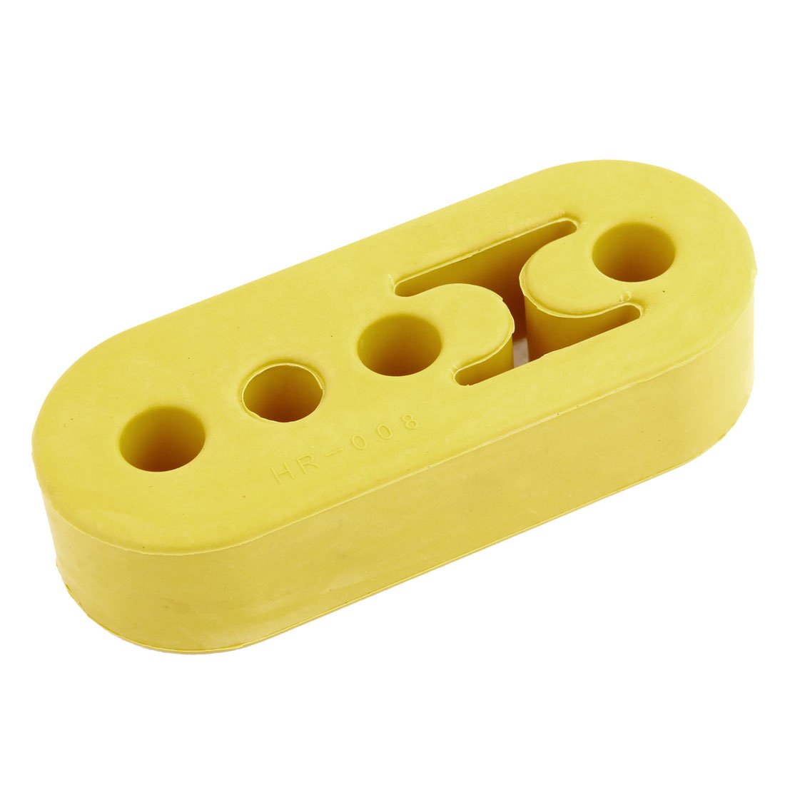 sourcingmap Yellow 4 Holes Muffler Exhaust Hanger Bushing 11cm Long