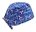 Hiphopville Royal Blue Believe Pink Ribbon Cancer Scrub Cap Hat