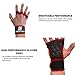 ProFitness Cross Training Gloves Non-Slip Palm Silicone Weight Lifting Glove to Avoid Calluses | Perfect for WODs & Weightlifting | with Wrist Wrap Support, Ideal for Both Men & Women…