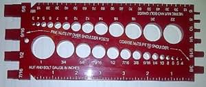 Amazon.com: Bolt / Nut / Screw Size Gauge Inch (SAE) and Metric: Home