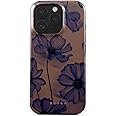 BURGA Phone Case for iPhone 16 Pro Max - Cute, Trendy, Aesthetic, Pattern Phone Cover, Hard Shell Protection - fits Apple iPhone 16 Pro Max Case for Women Men, Fall Dark Flowers