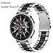 TRUMiRR Galaxy Watch 46mm/Gear S3 Bands, 22mm Solid Stainless Steel Metal Watch Band Quick Release Strap for Samsung Galaxy Watch 46mm, Gear S3 Classic Frontier,Gear 2 Neo Live, Moto 360 2 46mm