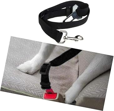 N A Ceinture De Securite De Voiture De Chat De Chien De Compagnie Harnais Reglable Ceinture De Securite Laisse De Plomb Fournitures Pour Animaux De Compagnie Harnais Pour Voiture Animalerie