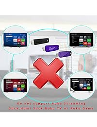 econtrolly sustituido Mando a Distancia para Roku 1, 2, 3, 4 lt HD XD XS con 6 teclas de acceso directo Youtube
