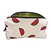 LParkin Watermelon Students Super Large Capacity Canvas Pencil Case Pen Bag Pouch Stationary Case Makeup Cosmetic Bag (Watermelon)