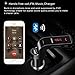 Bluetooth FM Transmitter,GXY KIT Car Charger with Mic/TF Card/AUX Play/USB Charging Port, Wireless In-Car Radio Adapter Car Kit, MP3 Player, Hands-free Call for iPhone, Samsung, Smartphone