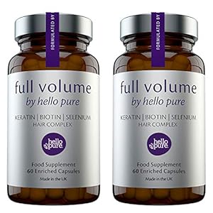 Hair Growth Vitamins For Women & Men – Biotin (Vitamin B7) Supplement Capsules + Keratin Selenium – Strengthen Hair…