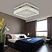 Crystal Ceiling Lights Flush Mount LED Light Fixtures Ceiling Lamp Chandelier Lighting Fixture Colse to Ceiling Lights Ceiling Light Fixture Aluminum Pendant Lamp for Dining Room Bedroom -15Inch