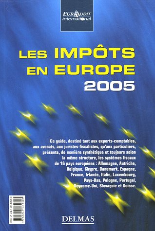 Les  impôts en Europe, 2005