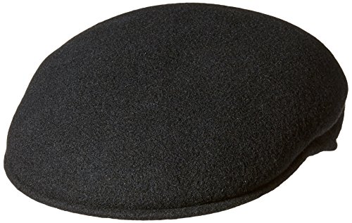 Kangol 504 Ivy Cap Hat, Black/Gold, S