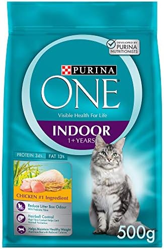 Purina ONE Adult Indoor Dry Cat Food with Chicken 500g price in Saudi  Arabia | Amazon Saudi Arabia | kanbkam
