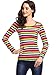 Beluring Women's Casual Long Sleeve V Neck Soft Tee Shirts Tops