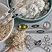 Premium Stainless Steel Magnetic Measuring Spoons, 8 Piece Set with Leveler, Easy to Attach and Detach, Double-Sided Design fits Spice Jars, Perfect for Measuring Liquid & Dry Ingredients - by Zulay